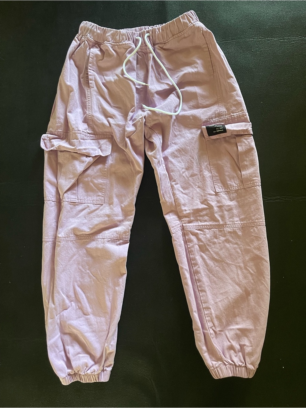 Amazon Light Lavender Cargo Jogger Pants